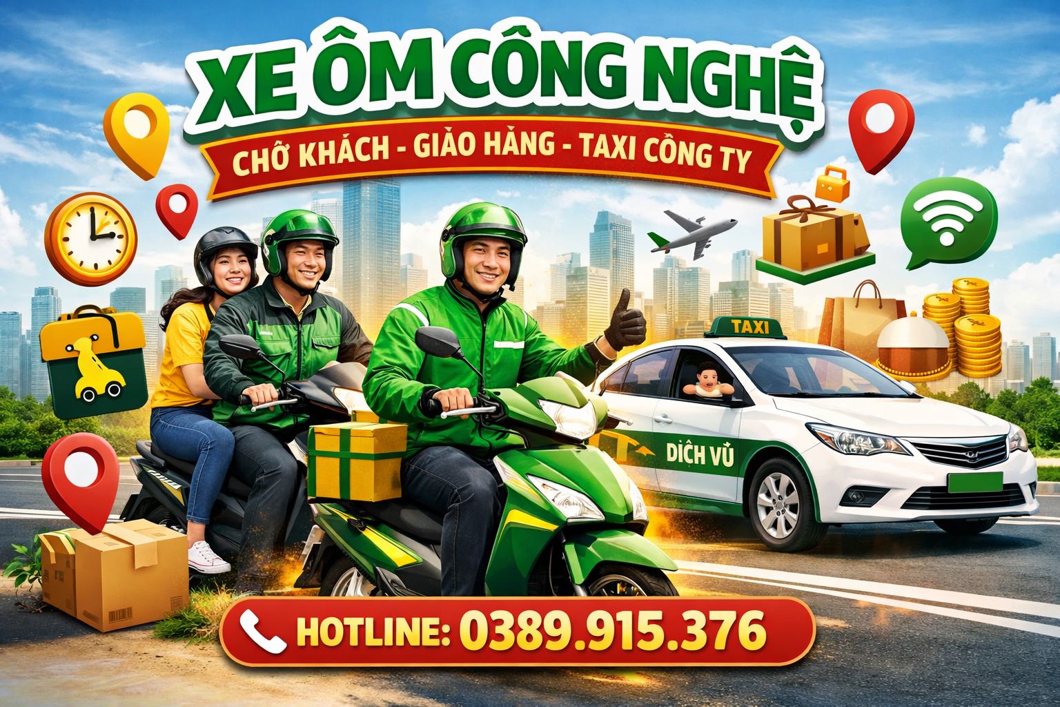 Dịch Vụ Grab Giao Hàng Vĩnh Long ☎️ 0389915376