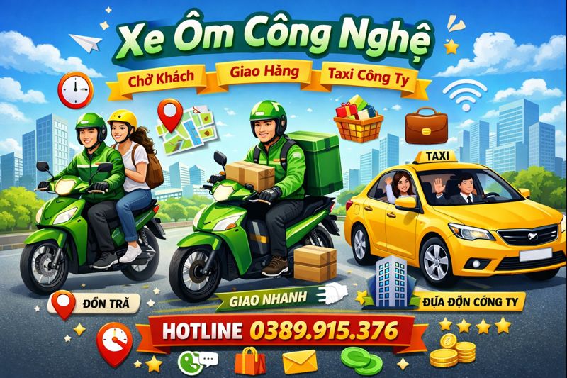 Dịch Vụ Xe Ôm Grab Vĩnh Long ☎️ 0389915376