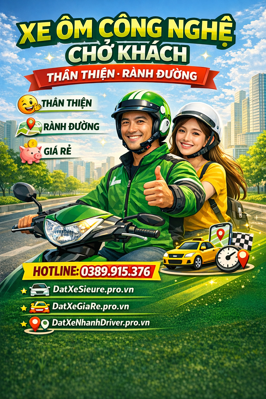 Grab Giao Hàng Vĩnh Long, Grab Taxi, Grab Xe Ôm Siêu Rẻ ☎️ 0389915376