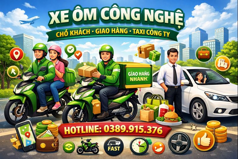 Dịch Vụ Grab Taxi 4 Chỗ, 7 Chỗ Vĩnh Long ☎️ 0389915376