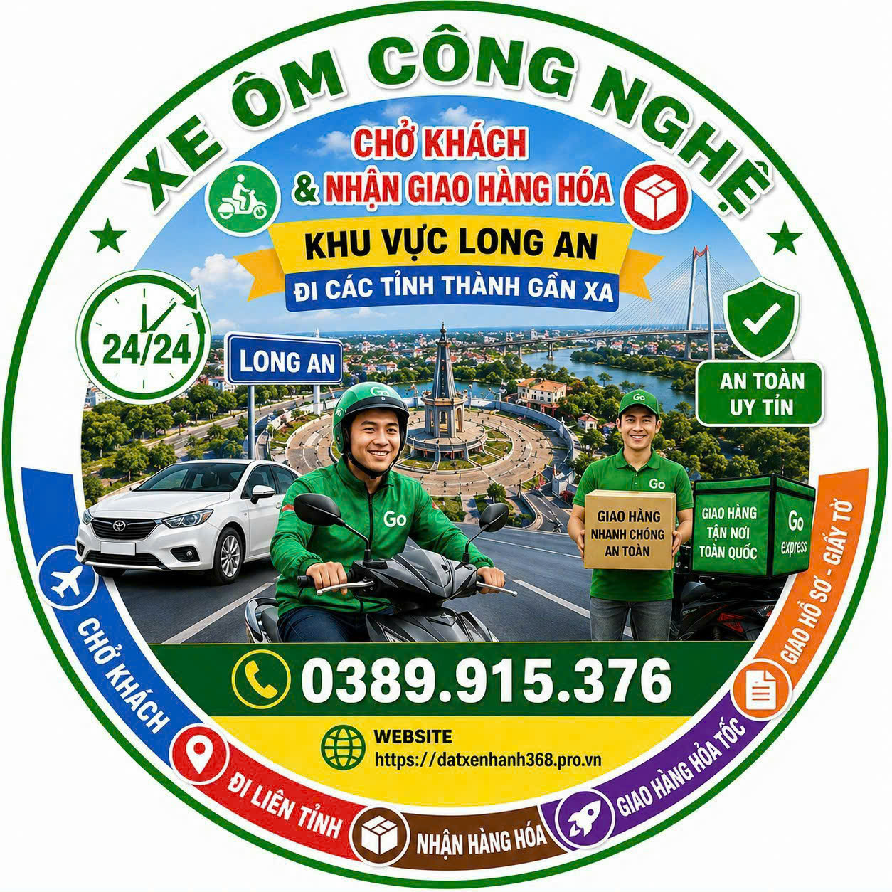 Grab Cần Giuộc Long An, Grab Xe Ôm Cần Giuộc Long An, Grab Giao Hàng Cần Giuộc Long An